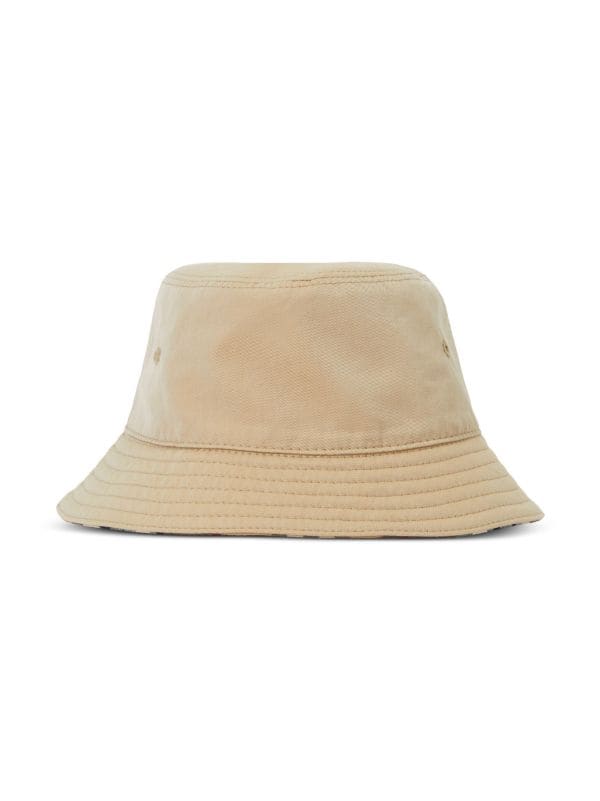 Vintage Burberry Beige Bucket Hat Unisex