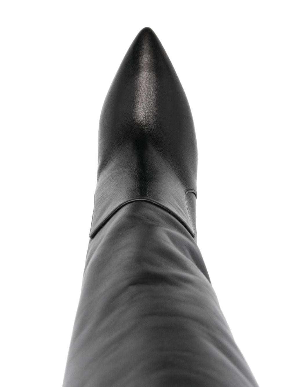 Shop Paris Texas Stiletto 85mm Leather Boots In Schwarz