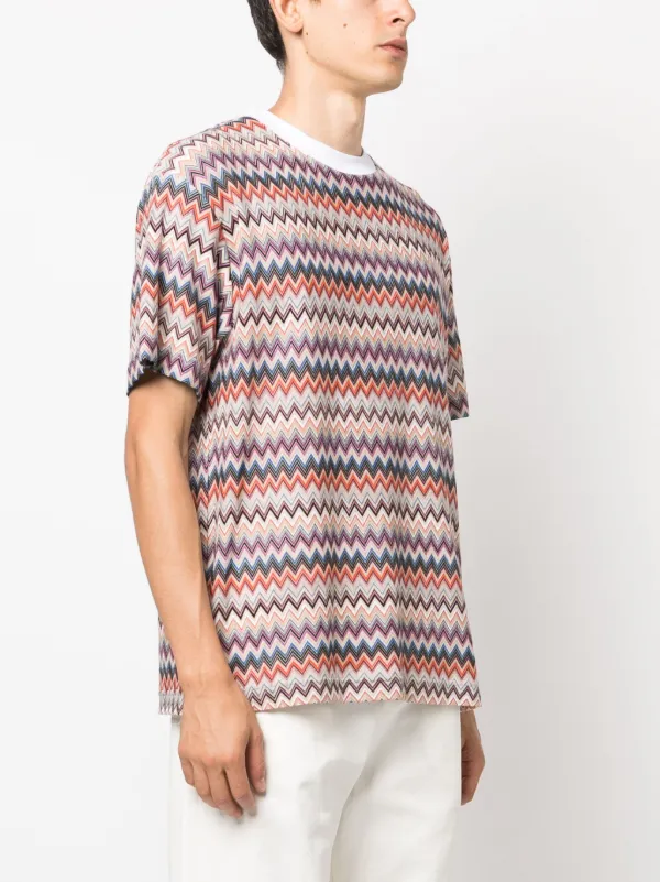 Tシャツ・カットソー MISSONI US23SL03 COTTON CREW-NECK T-shirt Slub cotton crew-neck T-shirt