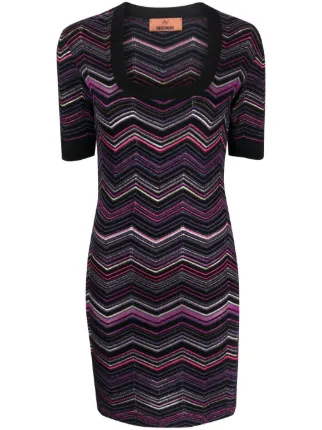 Missoni Bodycon Sheath Black Viscose Long Sleeves Mini Dress main image 0