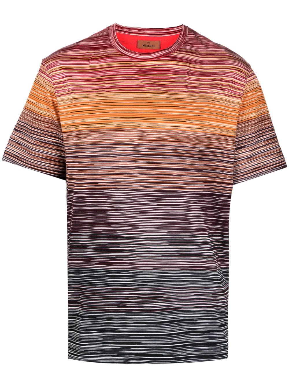 Missoni gradient-effect gradient cotton T-shirt - Red