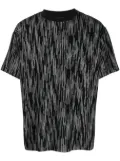 Missoni crew-neck striped T-shirt - Black