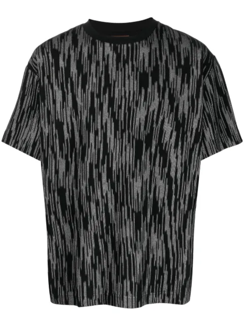 Missoni playera con cuello redondo y motivo de rayas 