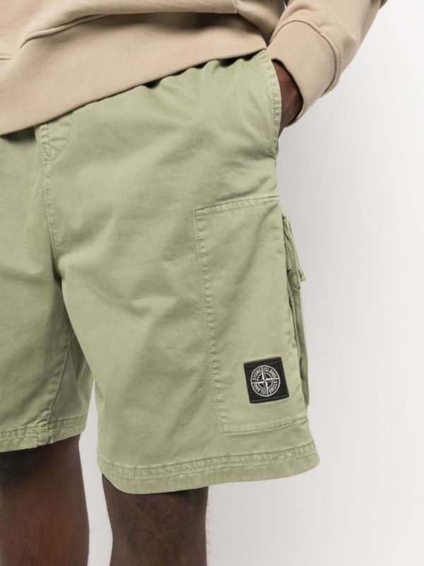 Stone island clearance olive shorts