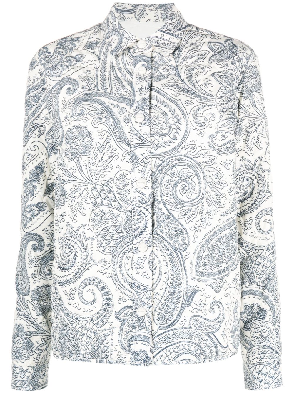 ETRO paisley-print quilted jacket Men