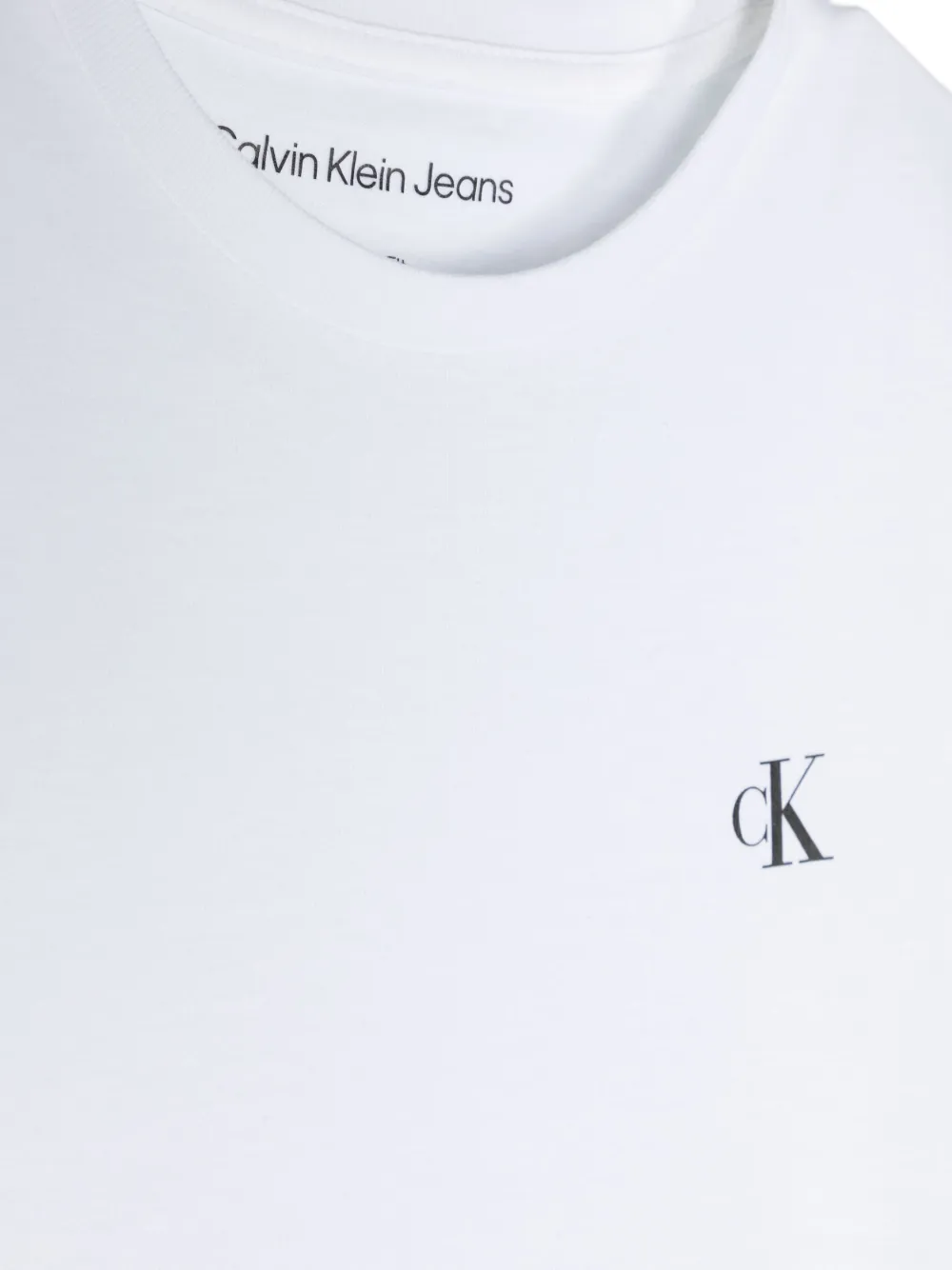 Calvin Klein Logo-print Cotton T-shirt Set In Grau