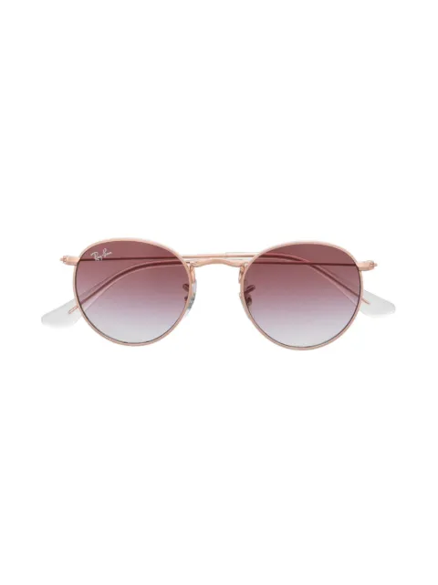 RAY-BAN JUNIOR round-frame gradient-lenses sunglasses