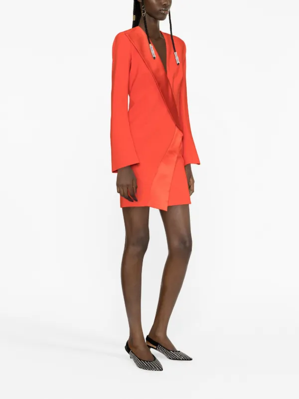knee length dresses for ladies TAILORED SQUARE NECK MINI DRESS main image 1