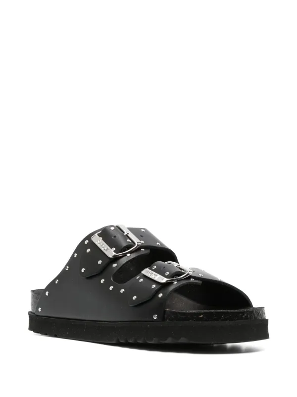 Scholl Beatriz スタッズトリム サンダル | ブラック | FARFETCH JP