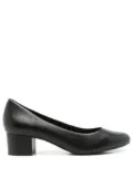 Sarah Chofakian Pomel 30mm almond-toe pumps - Black