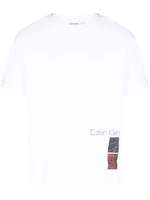 Calvin Klein - logo-print cotton T-shirt