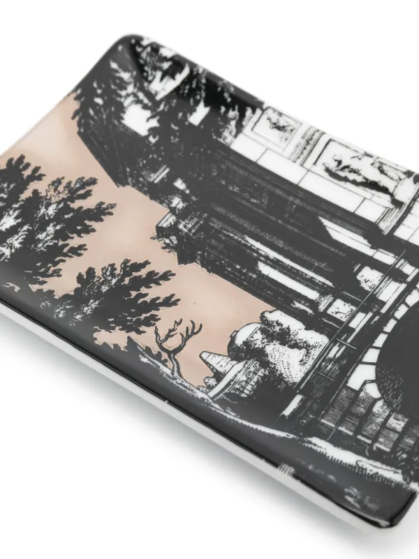 Fornasetti Giardino Settecentesco アッシュトレイ | ブラック