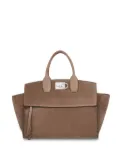 Ferragamo large Studio suede tote bag - Neutrals