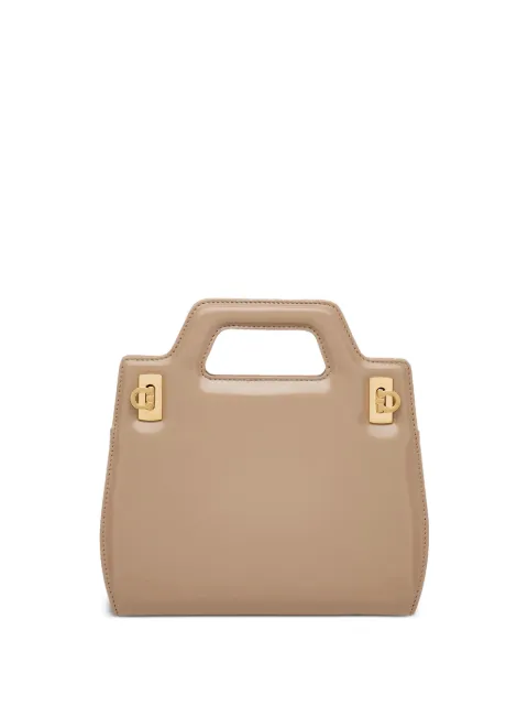 Ferragamo mini Wanda leather tote bag