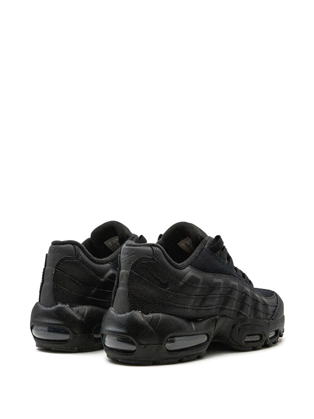 Shop Nike Air Max 95 Recraft "triple Black" Sneakers