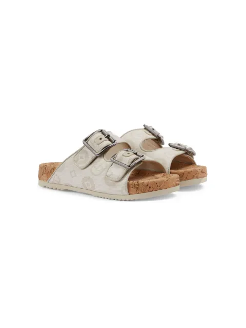 Gucci Kids GG canvas sandals