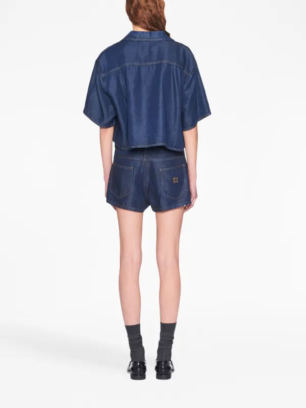 ショートパンツ MiuMiu | Denim shorts GWP424_13WH_F0018_S_231 Denim shorts - Collection Collections | Miu Miu