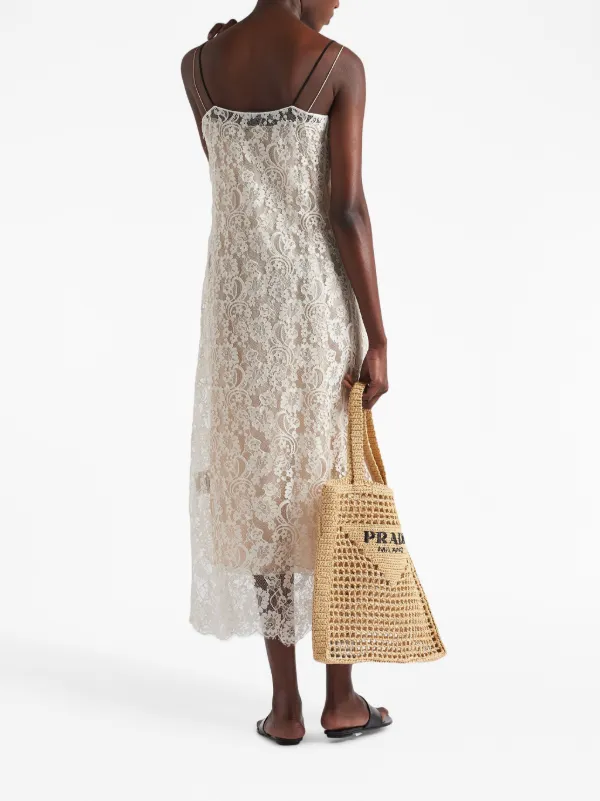 Prada lace outlet dress