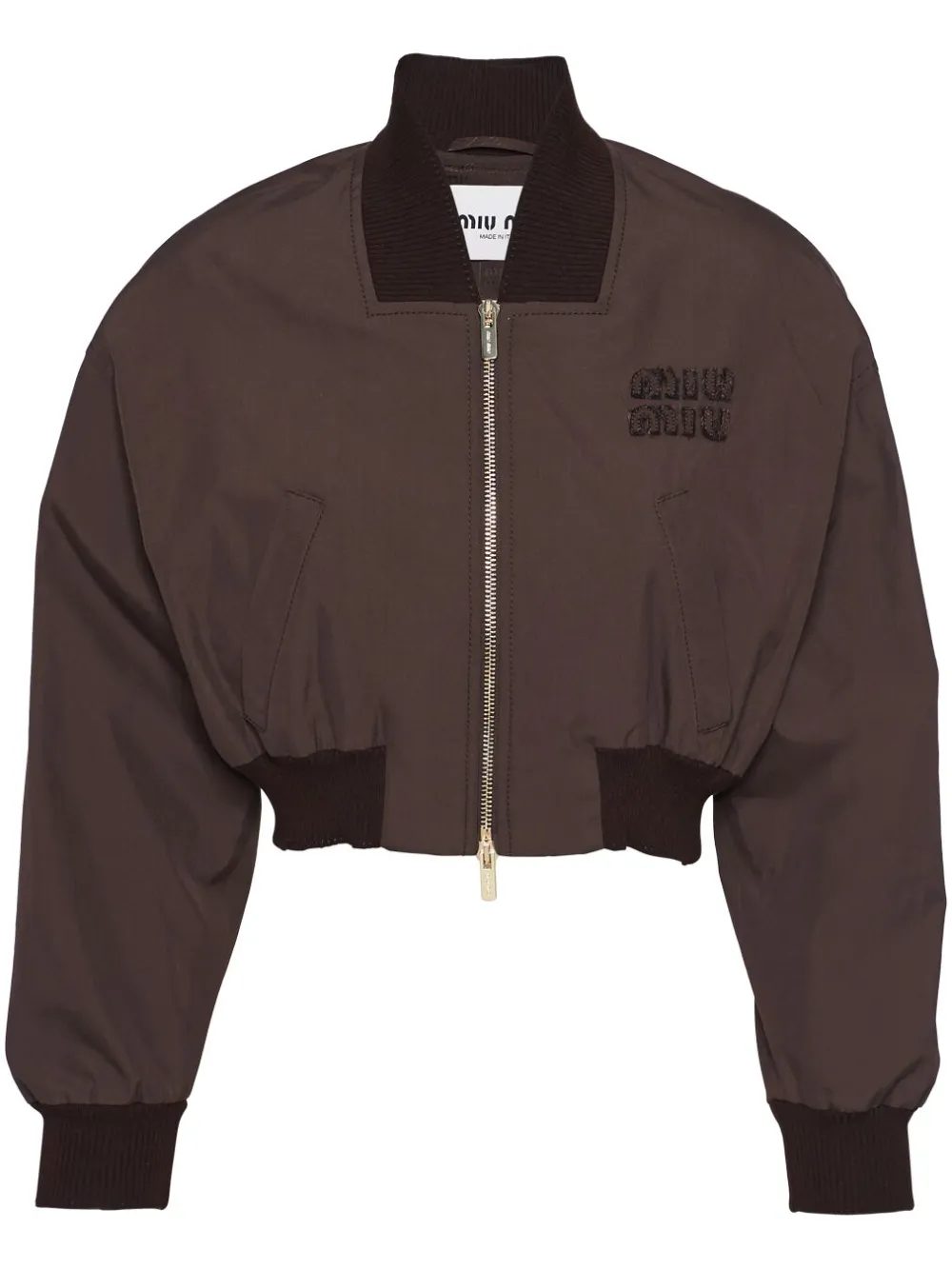 Panama cropped bomber jacket