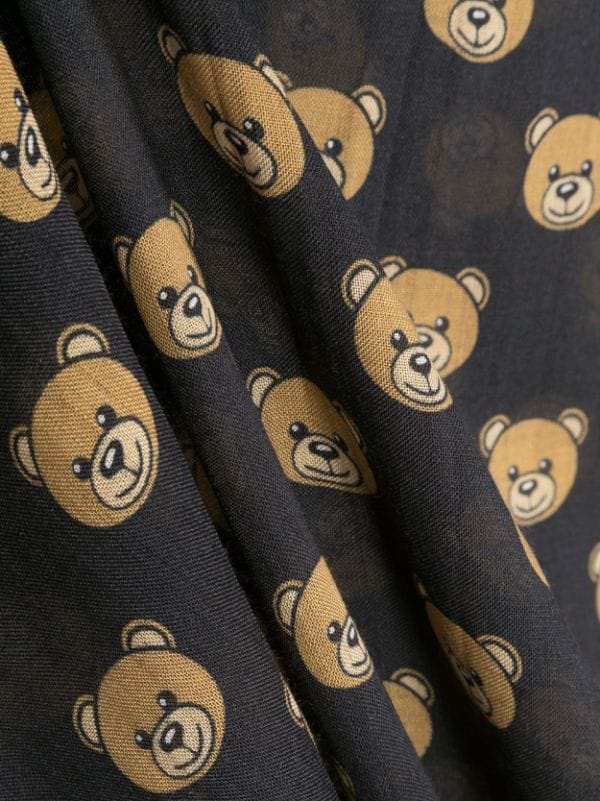 Download Black And Gold Moschino Bear Wallpaper