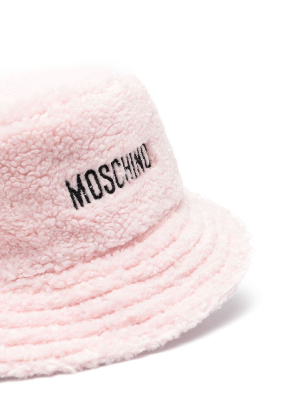 Moschino Vissershoed met geborduurd logo - Roze