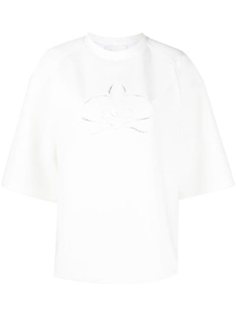 Genny motif-embroidered T-shirt