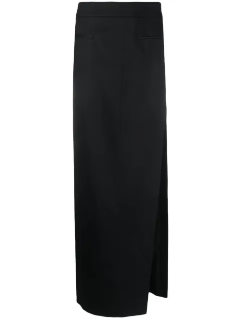 Genny side-slit maxi skirt