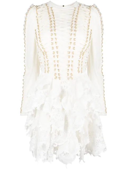 ZIMMERMANN vestido corto Coaster