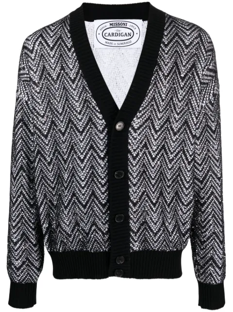Missoni Zigzag sequin-embellished cardigan 