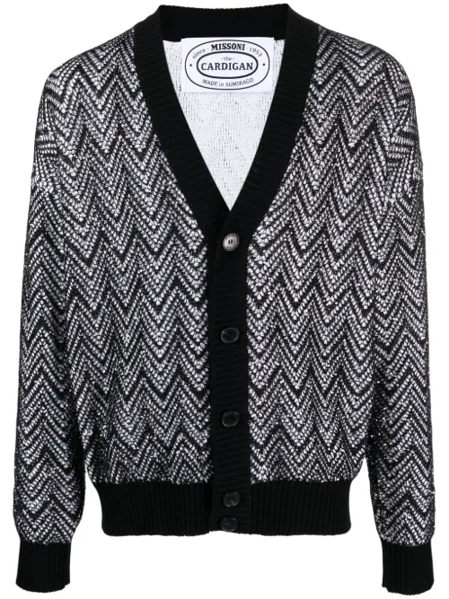 Cardigan Zigzag à sequins - Missoni - Modalova