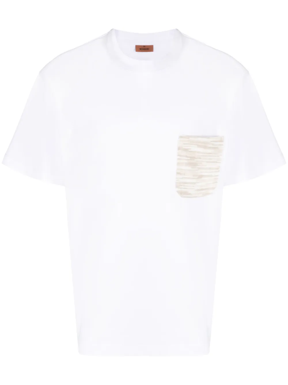 Missoni slub-pocket cotton T-shirt - White