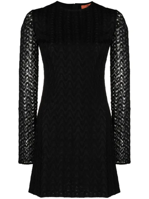 Missoni zigzag-woven mini dress