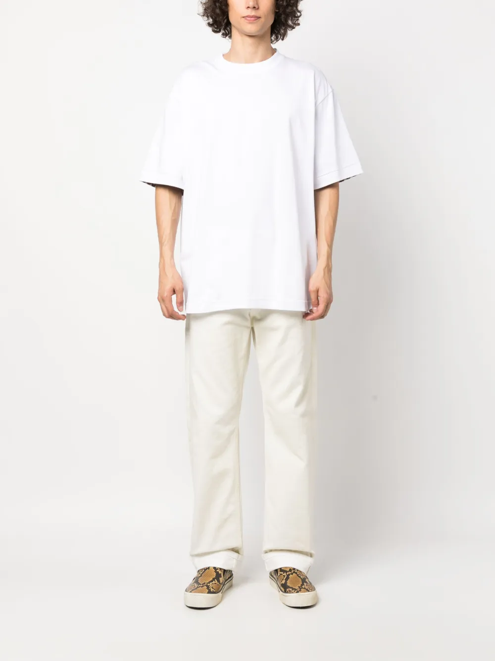 Missoni T-shirt met logoprint - Wit