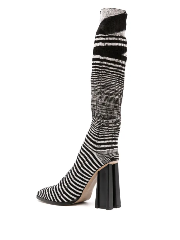 White woven booties shop