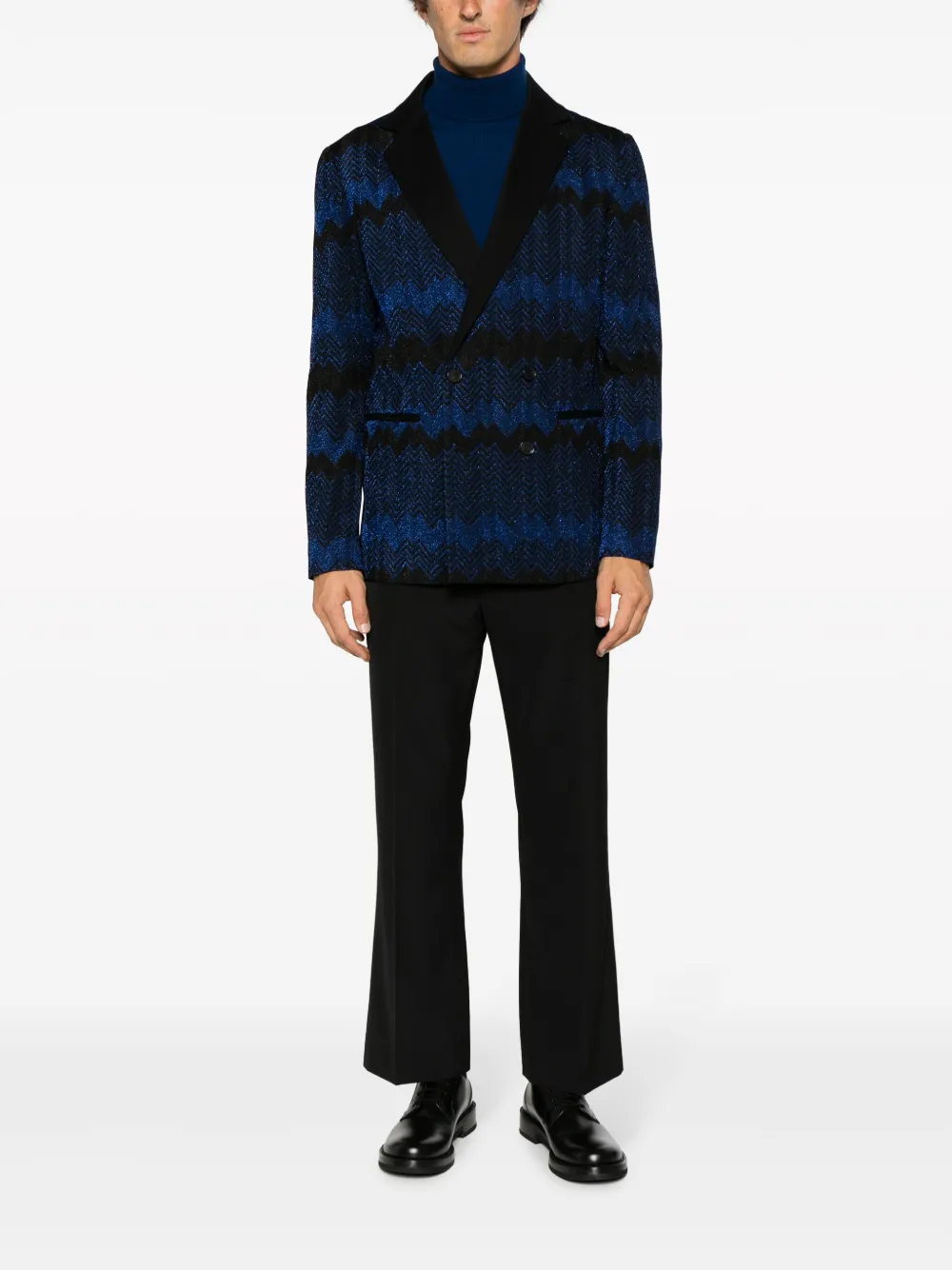 Missoni Blazer met zigzag patroon - Zwart