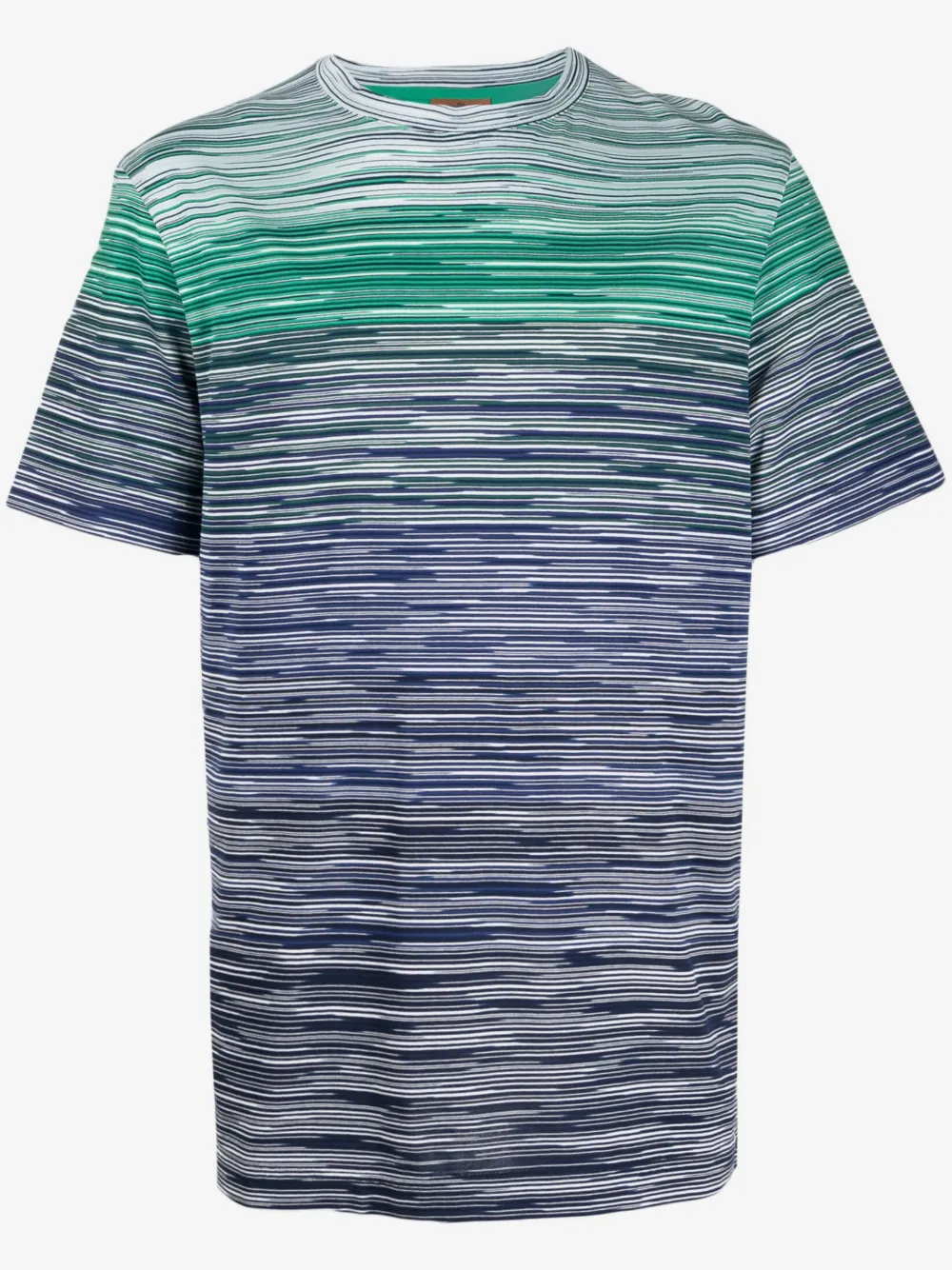 Missoni 그레이디언트 이펙트 스트라이프 티셔츠 | 블루 | Image 1