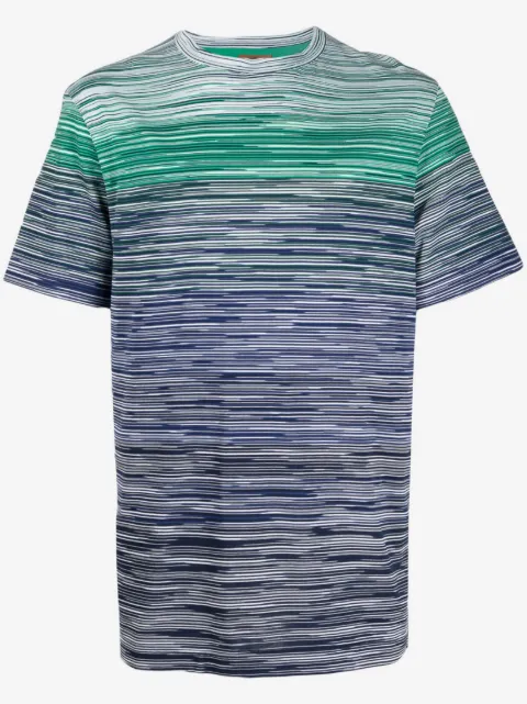 Missoni футболка с эффектом градиента