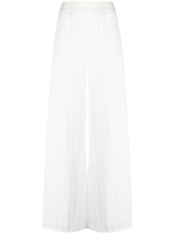 Zig zag palazzo store pants