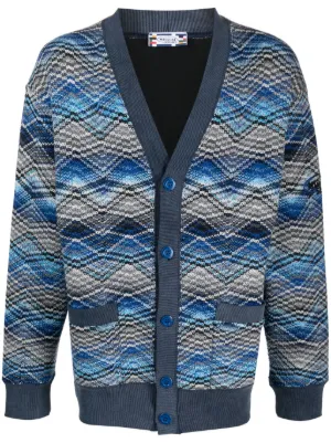 Missoni Zigzag V neck Cardigan Farfetch