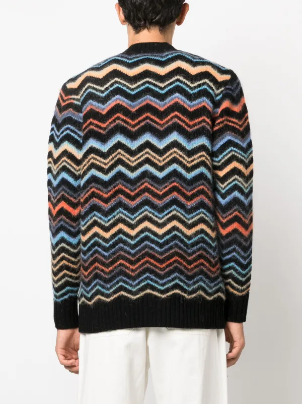 Missoni ジグザグ カーディガン | ブラック | FARFETCH JP
