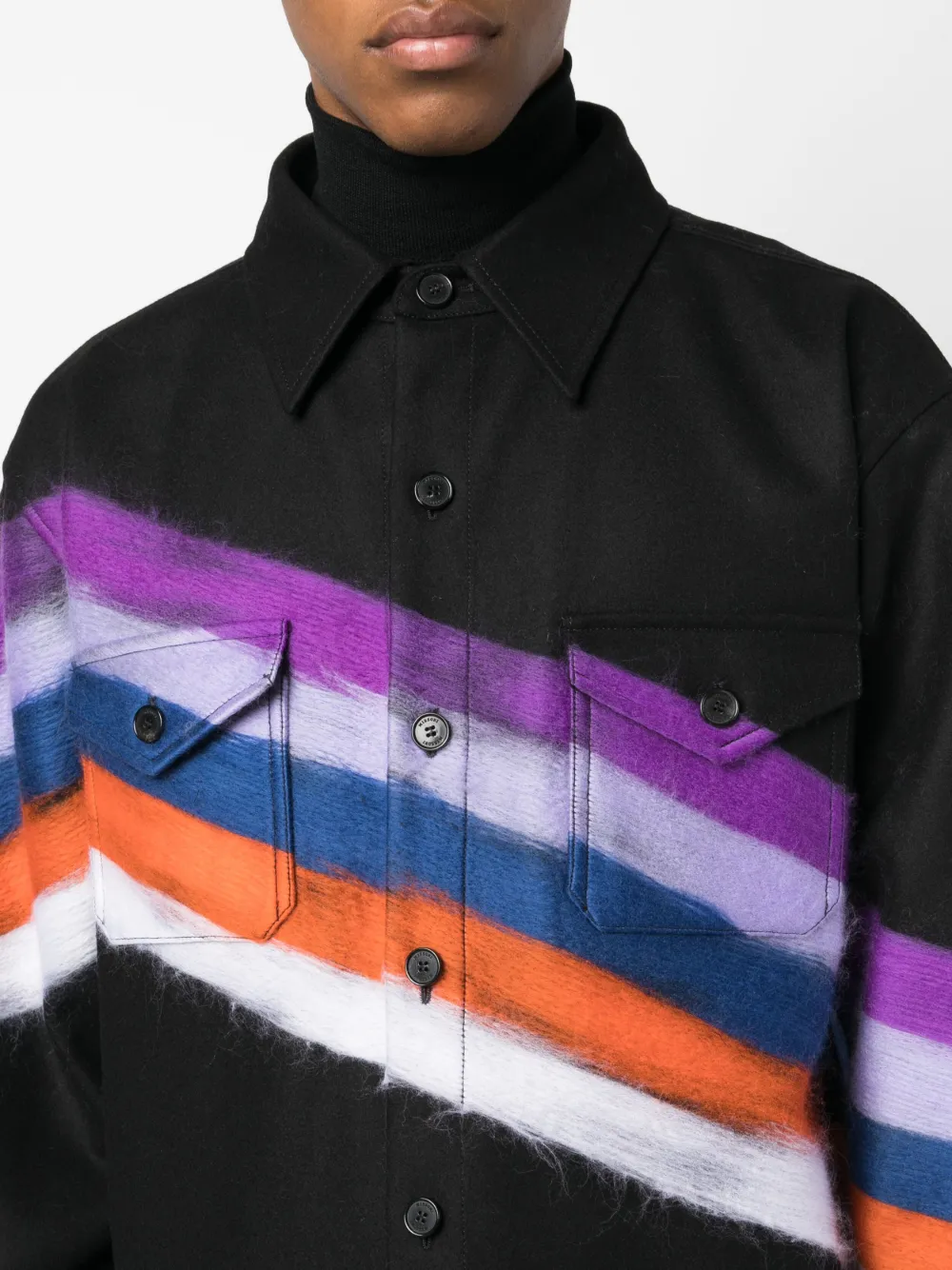 Missoni unbeatable brushed effect Striped