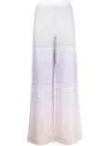 Missoni sequined straight-leg pants - Silver
