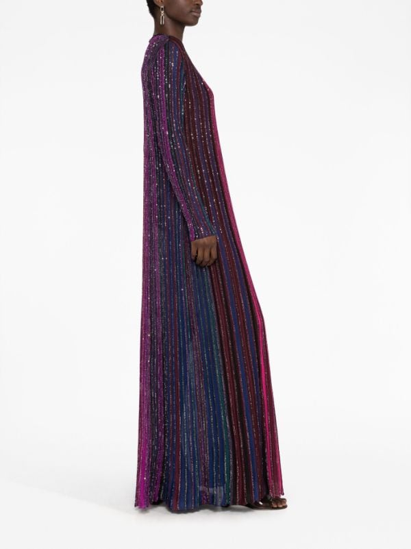 Missoni sequin-embellished Pleated Maxi Dress - Farfetch