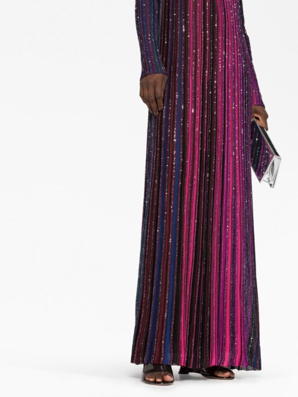 M missoni discount pleated maxi dress