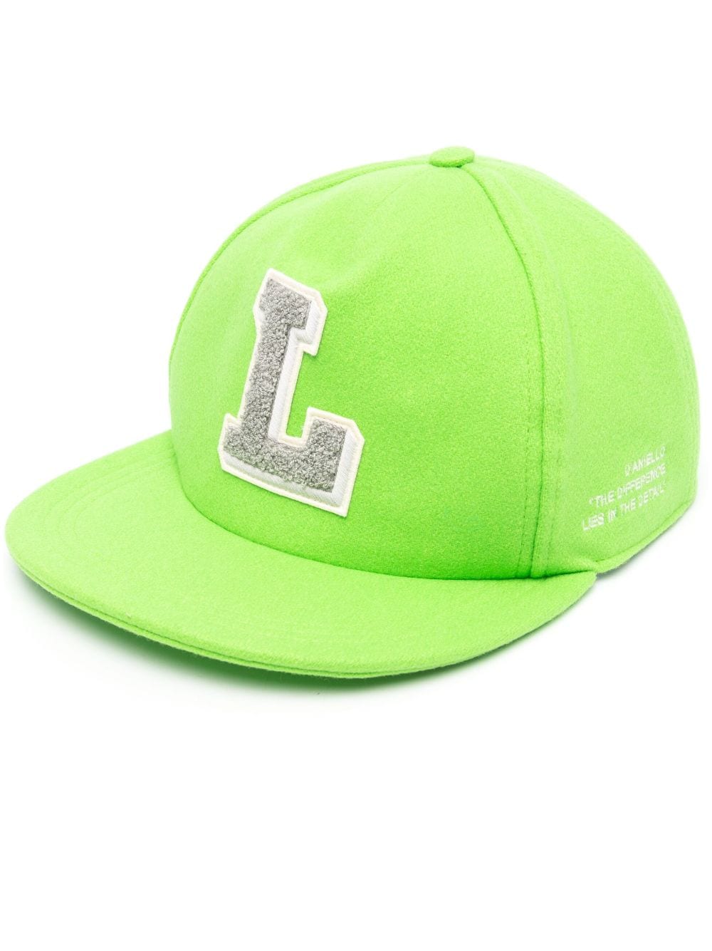 Lardini logo-patch wool-blend cap