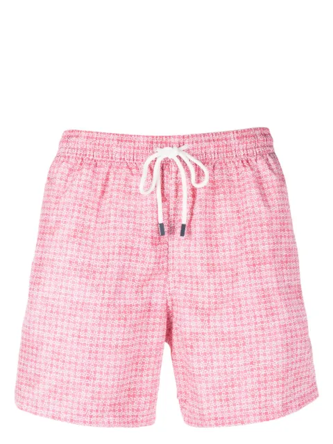 Fedeli floral-print swim shorts