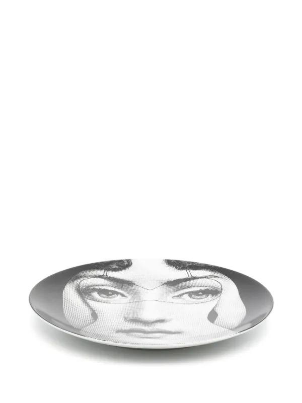 Fornasetti graphic-print plate