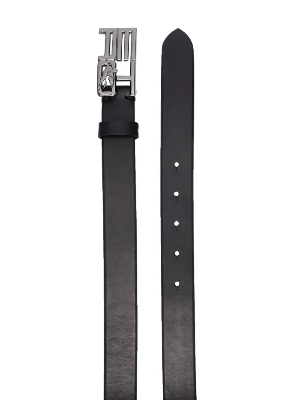 ETRO logo-buckle Leather Belt | Black | FARFETCH ID display picture 3