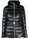 Herno Claudia belted puffer jacket - Black
