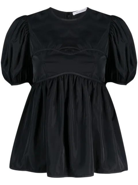 Cecilie Bahnsen flared puff-sleeve top